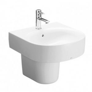 Chậu Lavabo Toto LHT766CR Treo Tường Chân Ngắn