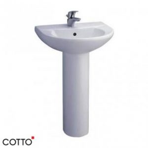 Chậu Lavabo Cotto C014/C411 Wedy Chân Dài