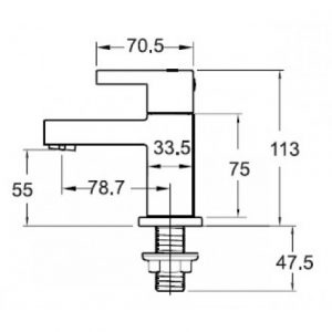 Vòi Lavabo American Standard VODA A-7018C lạnh