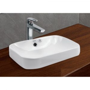Chậu Rửa Mặt Đặt Bàn Đá Viglacera V27