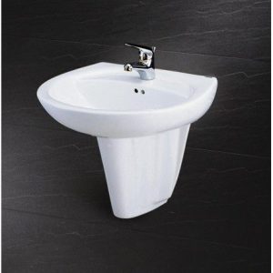 Lavabo Treo Tường Chân Lửng Caesar L22