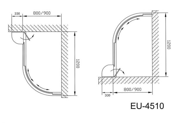 Bồn Tắm Vách Kính Euroking EU-4510 2 bon tam vach kinh euroking eu 4510 2 600x420 1