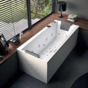 Bồn Tắm Massage Glass-EDEN 180x80