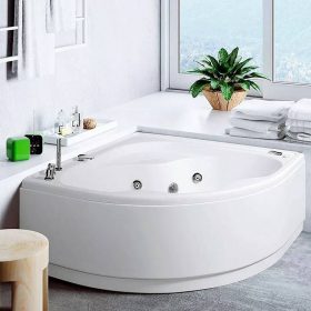 bồn tắm massage glass - lis 135 x 135