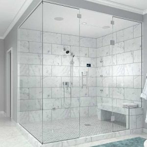 Phòng xông hơi ướt - Kính cường lực Tempered