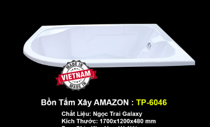 Bồn tắm xây Amazon TP-6046