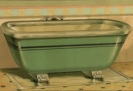 Bồn tắm ngâm thế kỷ 19