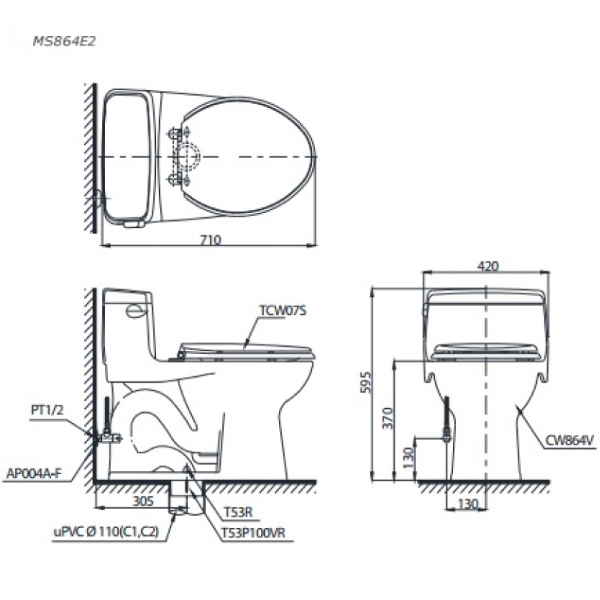 Toto MS864T2