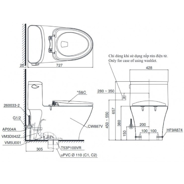 Toto MS887T3