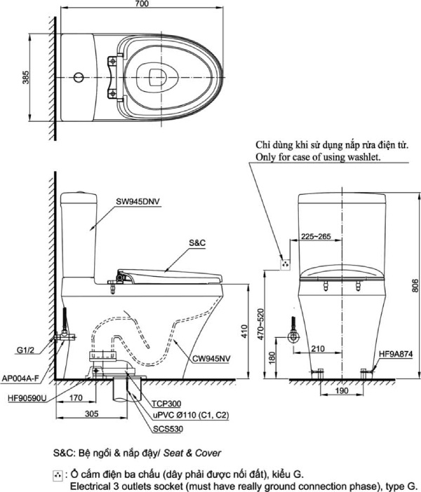 Toto CS945DNT2