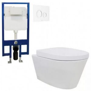 Bồn Cầu Treo Tường Toto CW553/WH172A/TC384CVK/MB174P#WH