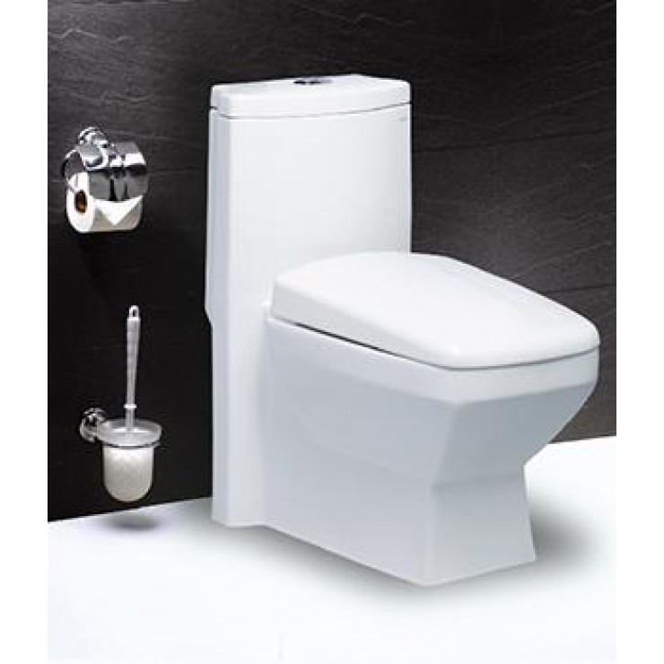 Bồn Cầu 1 Khối Caesar CD1347 Nắp Êm 3 Bồn Cầu 1 Khối Caesar CD1347