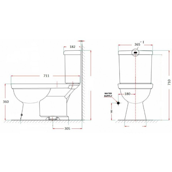 Bồn cầu 2 khối American Standard VF-2314