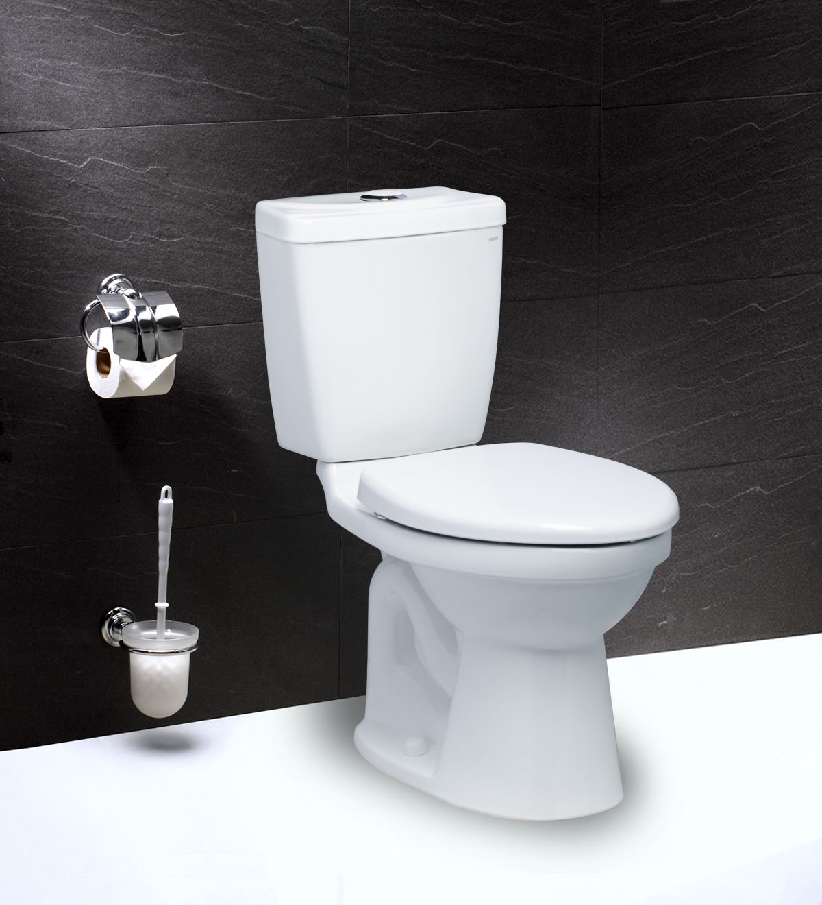 Bồn Cầu 2 Khối Caesar CT1325 Nắp Thường 2 Bồn Cầu 2 Khối Caesar CT1325 Nắp Thường