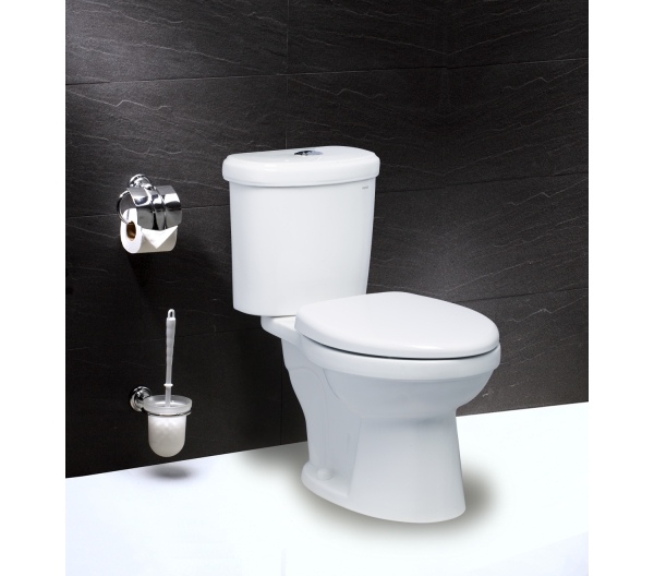 Bồn cầu 2 khối Caesar CTS1338 Nắp Êm
