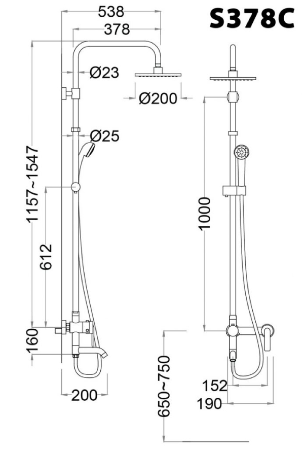 Sen cây Caesar S378C nóng lạnh