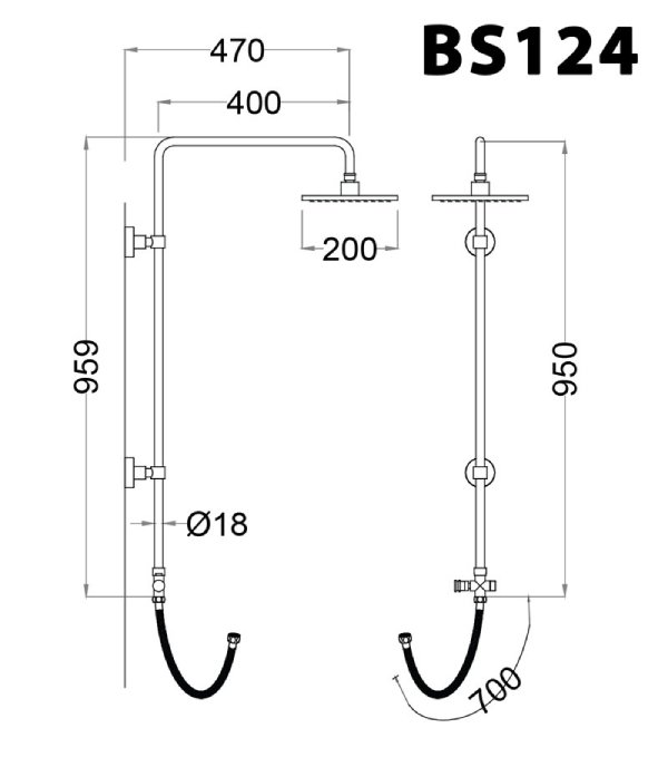 Sen cây Caesar S493C/BS124 nóng lạnh