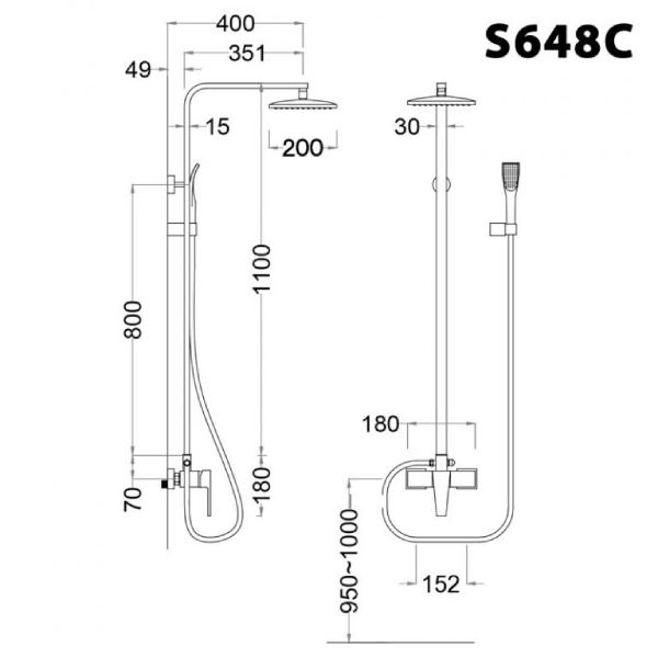 Sen cây Caesar S648C nóng lạnh
