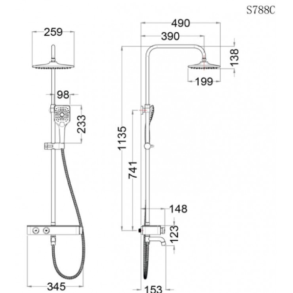 Sen cây Caesar S788C nhiệt độ