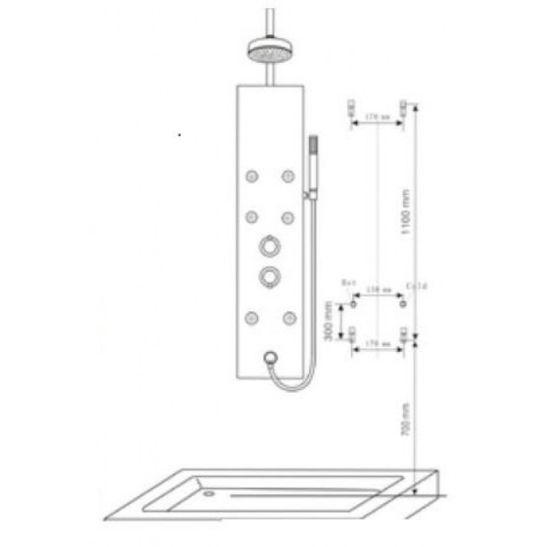 Sen thuyền CAESAR SP132 nóng lạnh